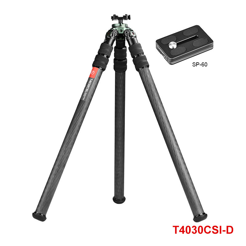 T4030CSI, 68” Tall Inverted Leg Series Carbon Fiber Tripod with 38mm Arca Ballhead, 40mm Tubes 3 Section