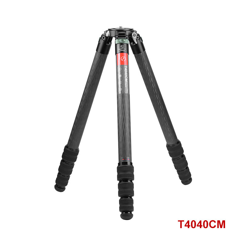 T4040CM Heavy Duty Carbon Fiber Tripod for Video Camera Photography and Hunting, 4 sections, 88lb(40kg) Load