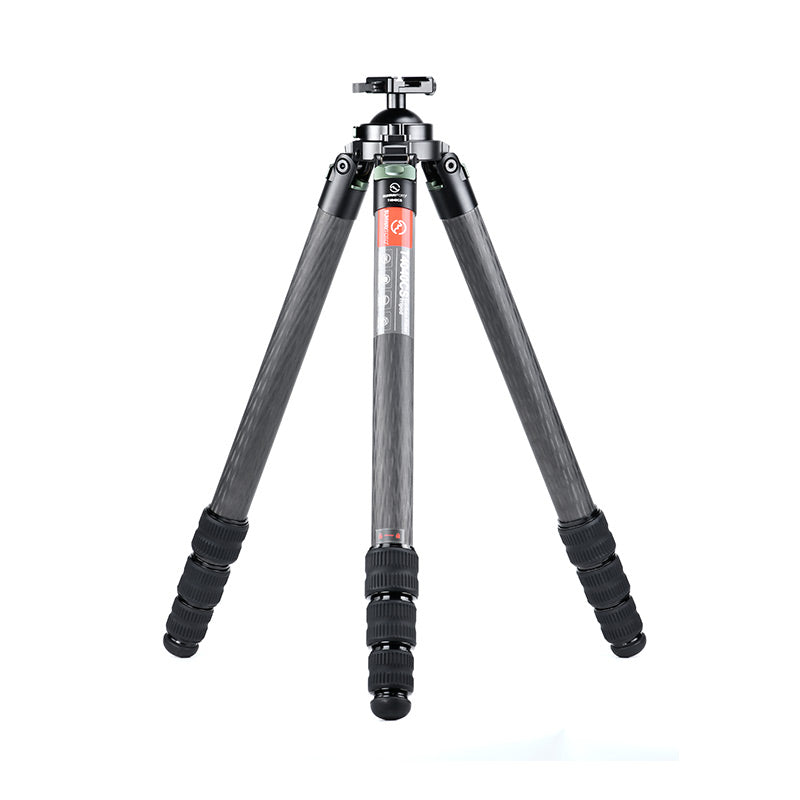 T4040CS-D Hunting Tripod for Shooting Rifle Stand Carbon Fiber,40mm,4 Sections,load 88lbs(40kgs),with Arca-Swiss Picatinny Adapter Clamp