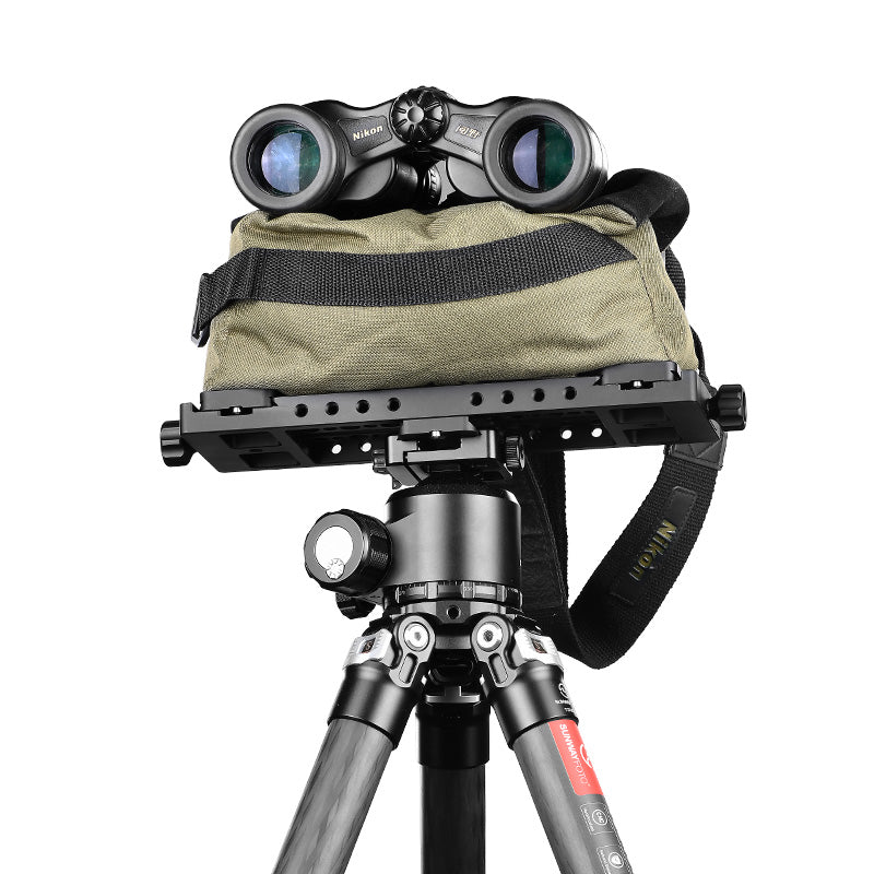 SUNWAYFOTO TT-01 Tripod Tactical Table, Tac-Table, Multi-Purpose Mounting Platform, Integrated Arca Rail, 1/4" and 3/8",Hunter Tripod Plate,11.2''x3.6''(285mmx91mm)