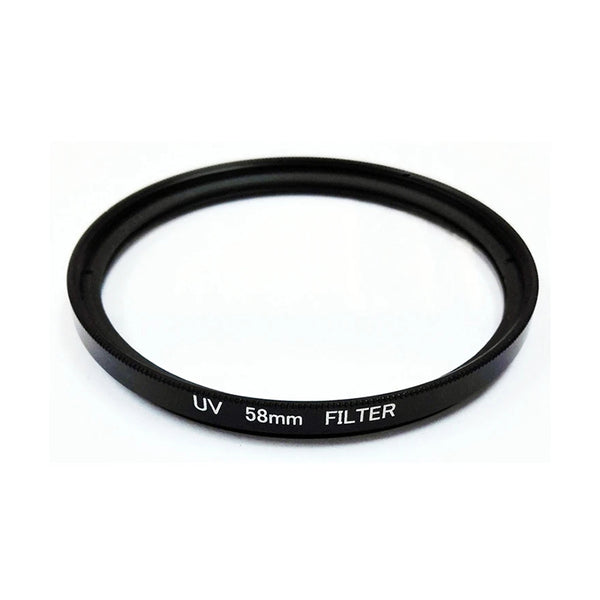UV Filter 58mm Lens Protection For Camera Filter for Canon,Nikon,Sony,Fujifilm,Black