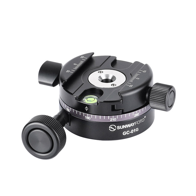 SUNWAYFOTO GC-01G 58mm Panoramic Arca Swiss Geared Clamp for Tripod Geared Head