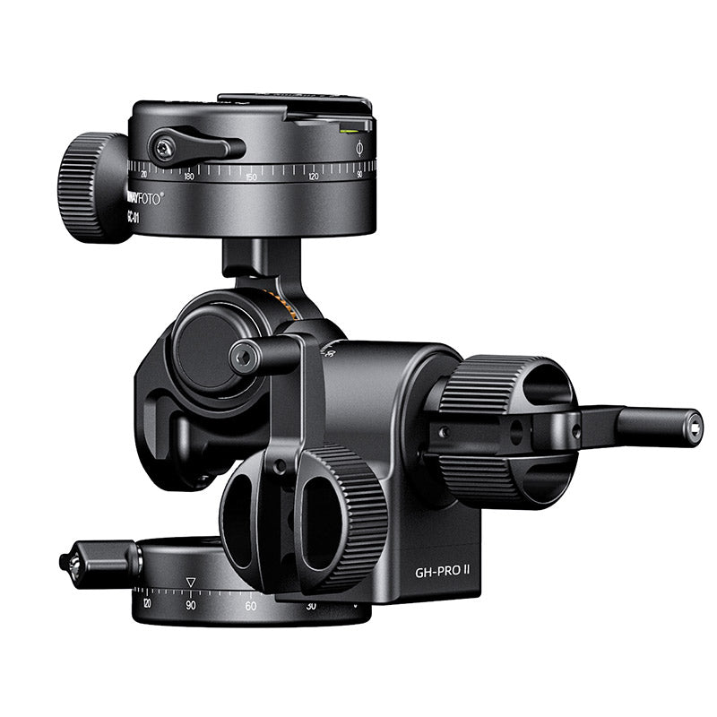 GH-PRO II+ 3-Way Geared Tripod Head Include Arca Swiss Plate DP-60G