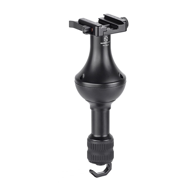 TA-75LLC 75mm Tripod Half Ball Bowl Adapter with Clamp