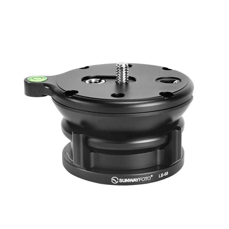 LB-68 68mm Leveling Base Head for Tripod 22lbs/10kgs Load Capacity