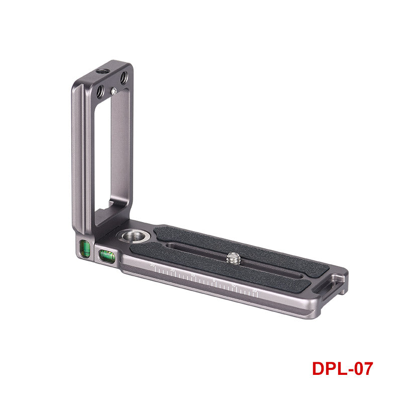 DPL-07 Arca Swiss L-bracket for DSLR Camera with QD Sling Swivel Socket, Universal L Plate