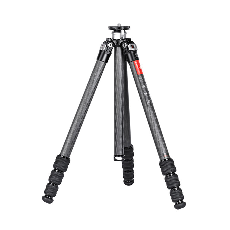 T2840CE	Explorer Series Carbon Fiber Tripod with Center Column, 4 Leg Sections, Top Tube Diameter 28mm