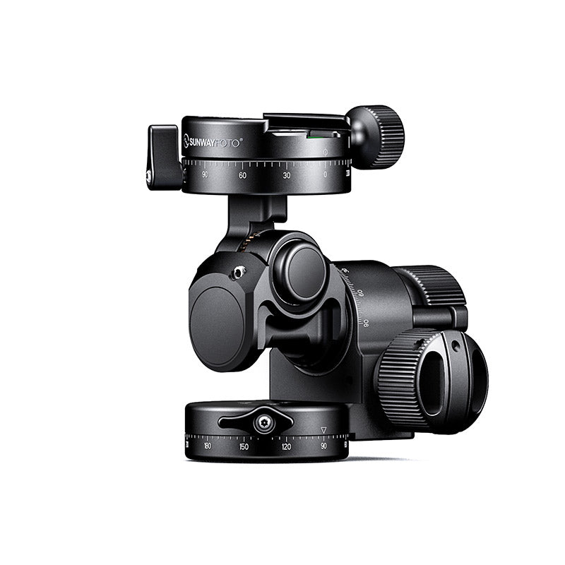 GH-PRO II 3-Way Geared Tripod Head