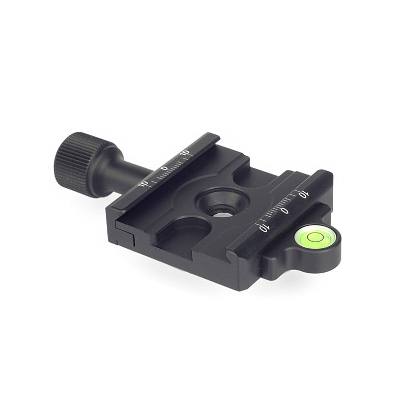 DDC-50L 50mm Arca Swiss Quick Release Clamp, UNC3/8" Screw Hole, Screw Knob Clamp for Tripod & Monopod Head