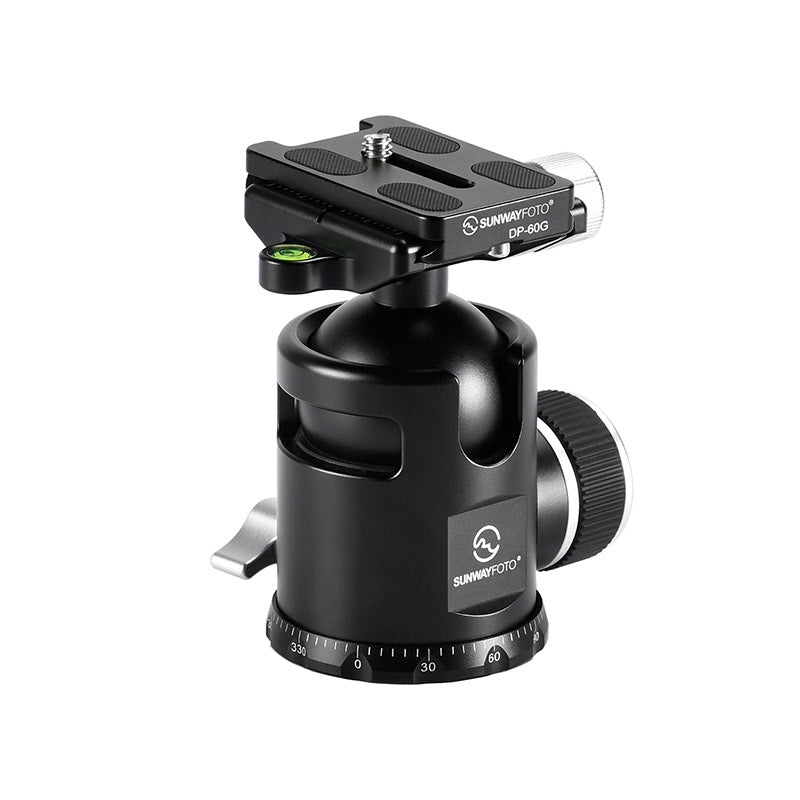 EB-44 44mm Tripod Ball Head with Arca Swiss Plate for DSLR,Load 40lb/18kg,Epic Series Traveller Ballhead