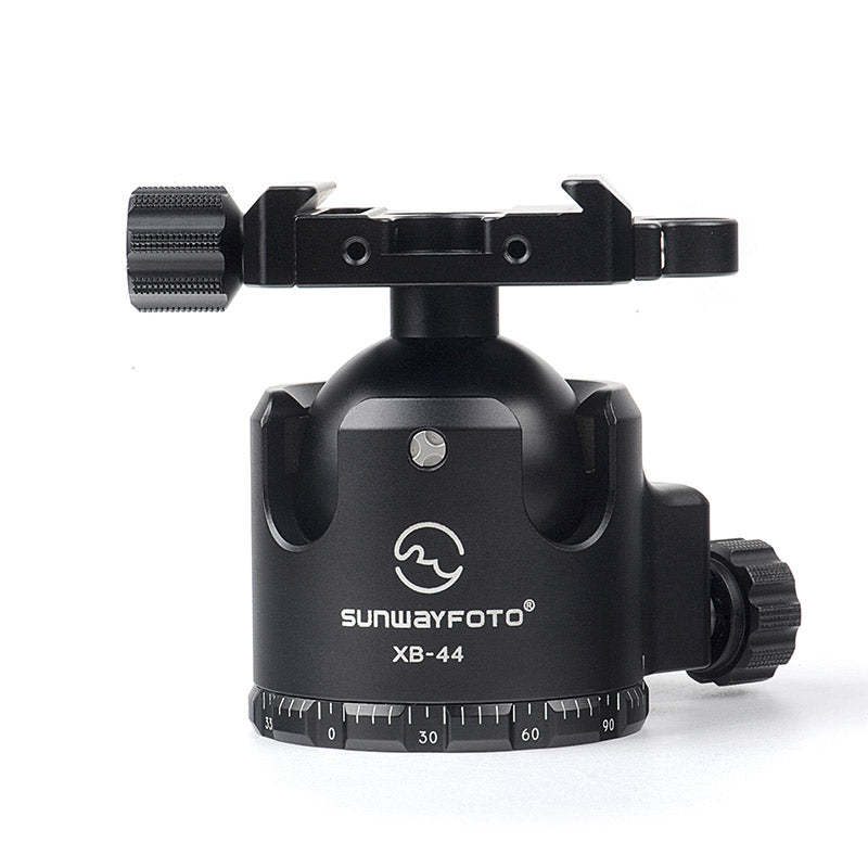 XB-44 44mm Ballhead Low Profile Camera Mount for Tripod，XB Low-Profile Ball Head with Screw Knob Clamp DDC-50X