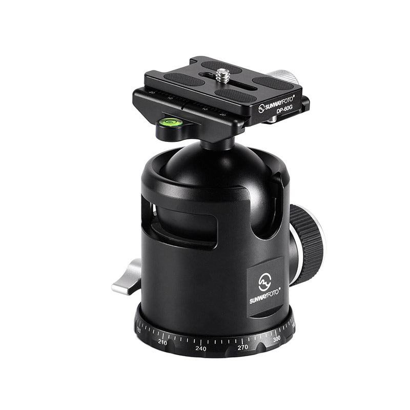 EB-52 52mm Tripod Ball Head with Arca Swiss Plate for DSLR,Load 66lb/30kg,Epic Series Traveller Ballhead