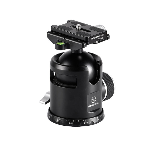EB-52 52mm Tripod Ball Head with Arca Swiss Plate for DSLR,Load 66lb/3
