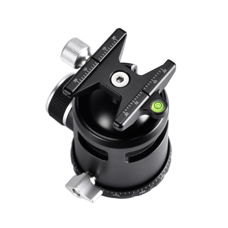 EB-52 52mm Tripod Ball Head with Arca Swiss Plate for DSLR,Load 66lb/3