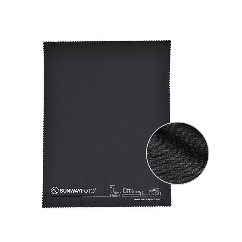 LC-01 Microfiber Cleaning Cloth Extra Large (12 x 16 inch, Pack of 5, Black)for Smartphones, Tablets, TV, Notebook or Desktop Screen, Display Cabinets, Mirrors, Glass Tables and DSLR Cameras