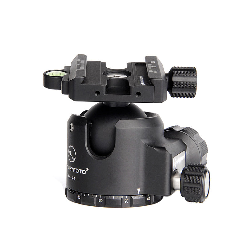 XB-44 44mm Ballhead Low Profile Camera Mount for Tripod，XB Low-Profile Ball Head with Screw Knob Clamp DDC-50X