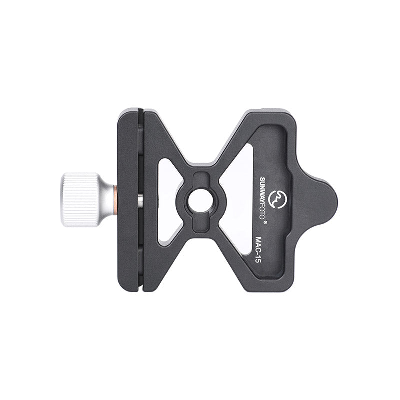 MAC-15 Tripod Ballhead Quick release Clamp, Arca, RRS, Manfrotto 200PL-14 QR plate compatible, DSLR Camera Accessory