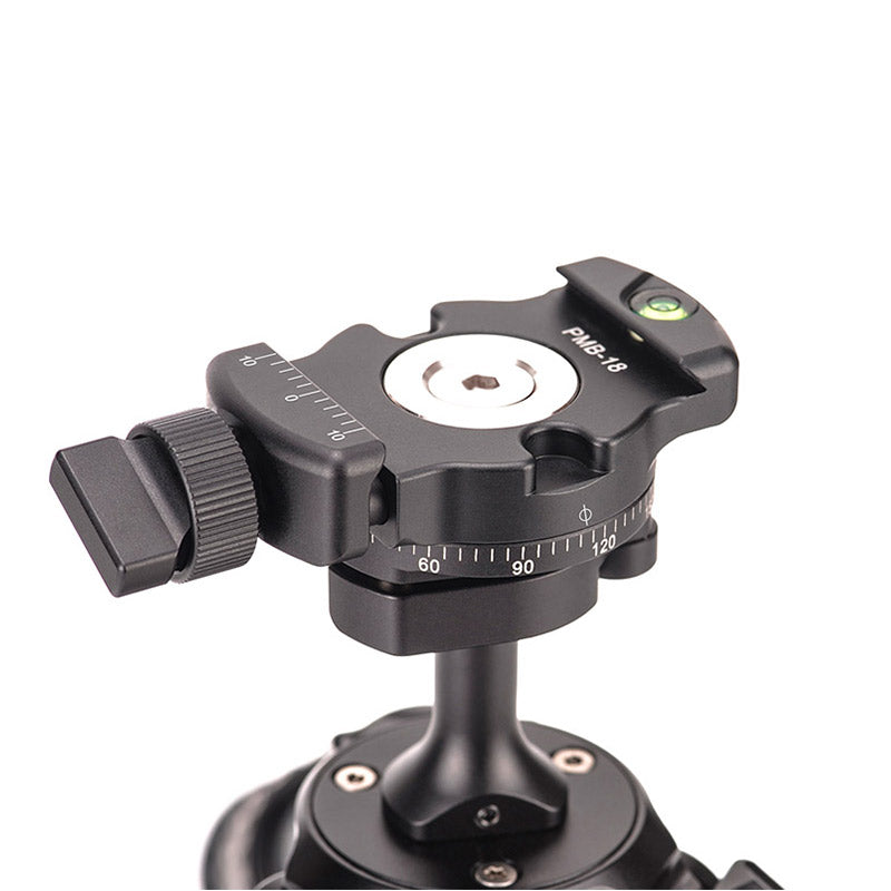 PMB-18 18mm Panning Micro Ball Head  Easy to Carry Inverted Mini Ballhead with QR Plate