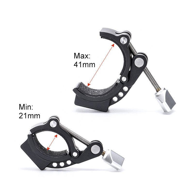 CC-01T Adjustable Super Clamp with QR Plate for Phone, DJI OSMO, Gopro Bike Clamp