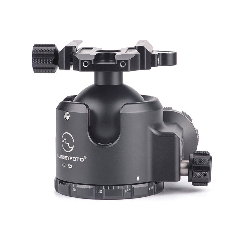 SUNWAYFOTO XB-52 Superior Low-Profile Ball Head  With Arca Swiss Screw-Knob Clamp