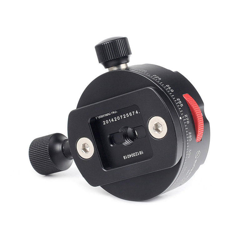 IRC-64 Tripod Head Panoramic Indexing Rotator panning Clamp With arca plate