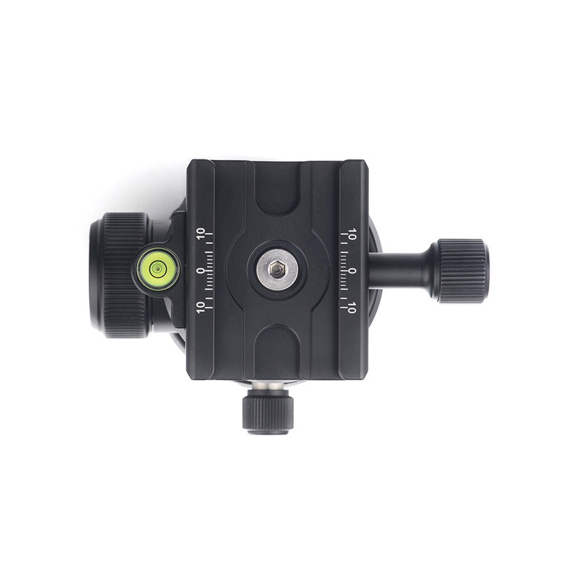 FB-52 52mmTripod Ball Head Mount Arca Swiss Quick Release Plate with Screw-knob Clamp,RRS Compatible,44lb/20kg Max Load
