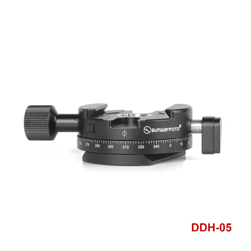 DDH-05 58mm Round Screw-Knob Style Panning Clamp,Arca Swiss Panoramic Clamp,UNC3/8"Screw Hole