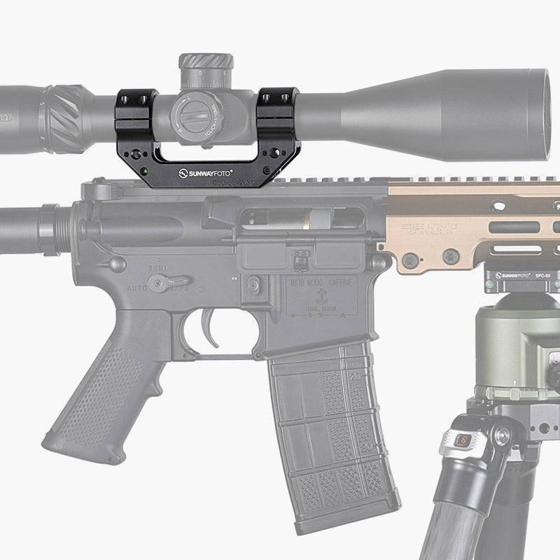 30mm/34mm Scope Mount For Picatinny Rail - 1.57" Or 1.93" Center Height - 20mm Base