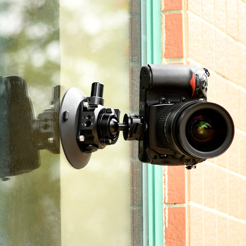 BS-01 Suction Cup Mount  Ball Head for DSLR Camera