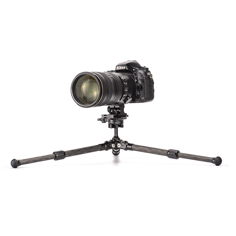 T16C20N Desktop Carbon Fiber Phone Tripod Stand for vlog and Ballhead,2 Sections