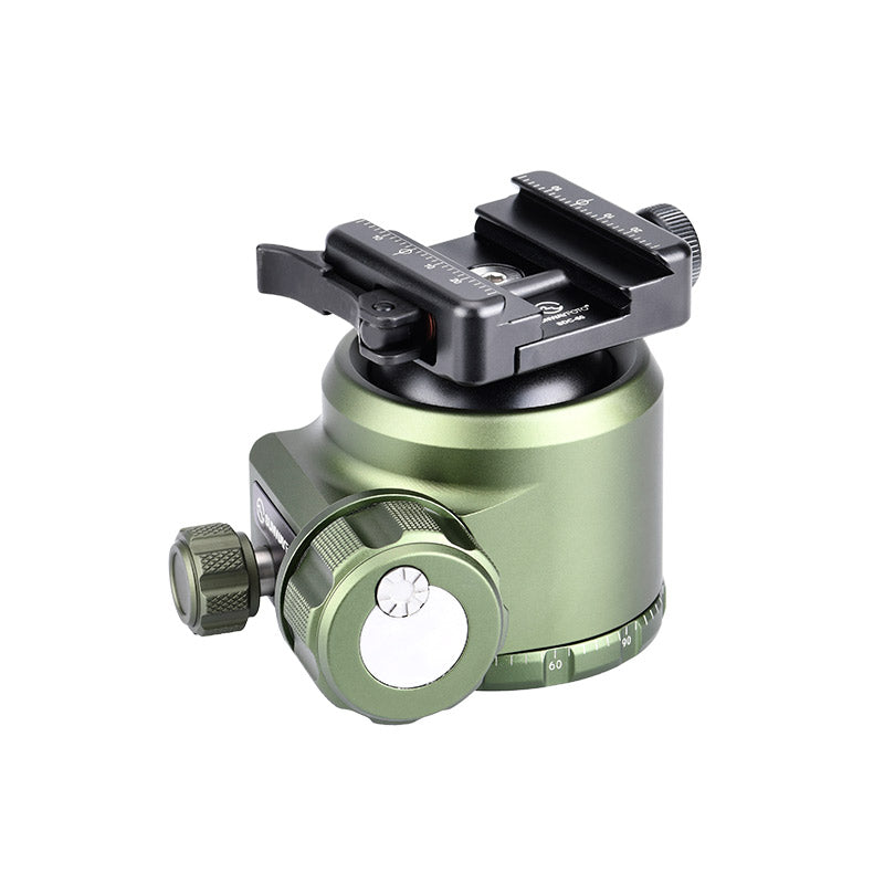 XB-52EG OD Green 52mm Low-profile Ballhead without notch