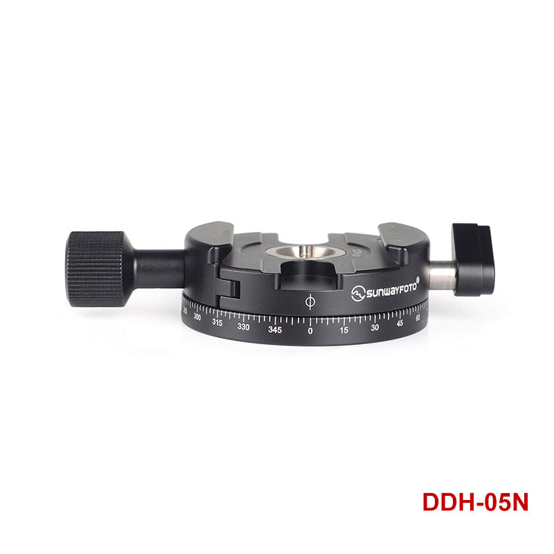 DDH-05 58mm Round Screw-Knob Style Panning Clamp,Arca Swiss Panoramic Clamp,UNC3/8"Screw Hole