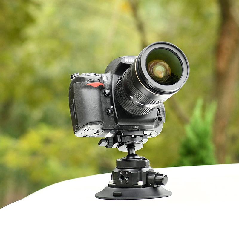 BS-01 Suction Cup Mount  Ball Head for DSLR Camera