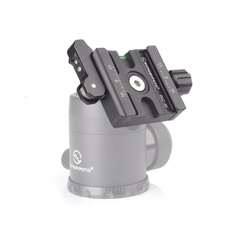 DLC-42/50/60 Duo-Lever Clamp Screw/Lever Combo Clamp Compatible with all Arca-Swiss style plates