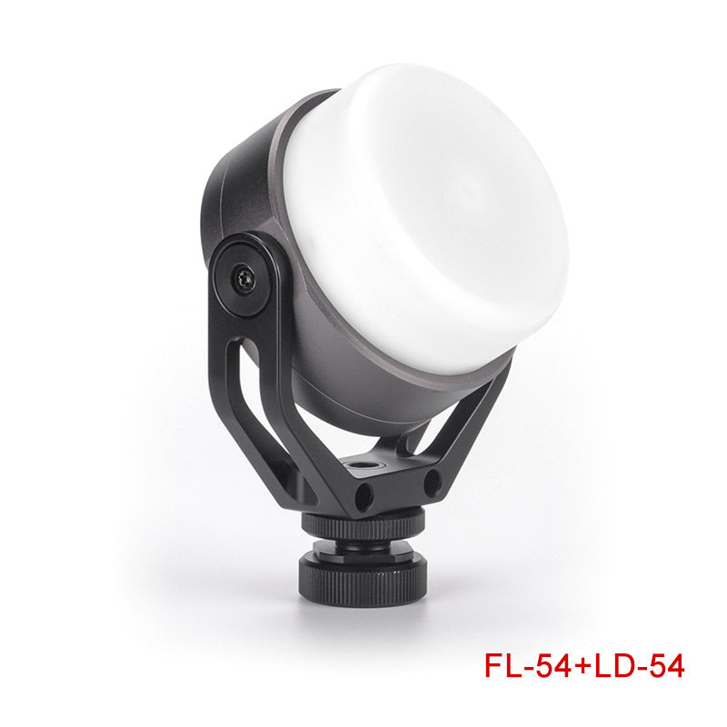 FL-54 LED Video Light for DSLR Video Photography,Bicolor Camping Light with Cold Shoe Mount