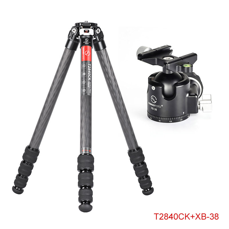 T2840CK	Knight Series Carbon Fiber Tripod, 4 Leg Sections, Top Tube Diameter 28mm