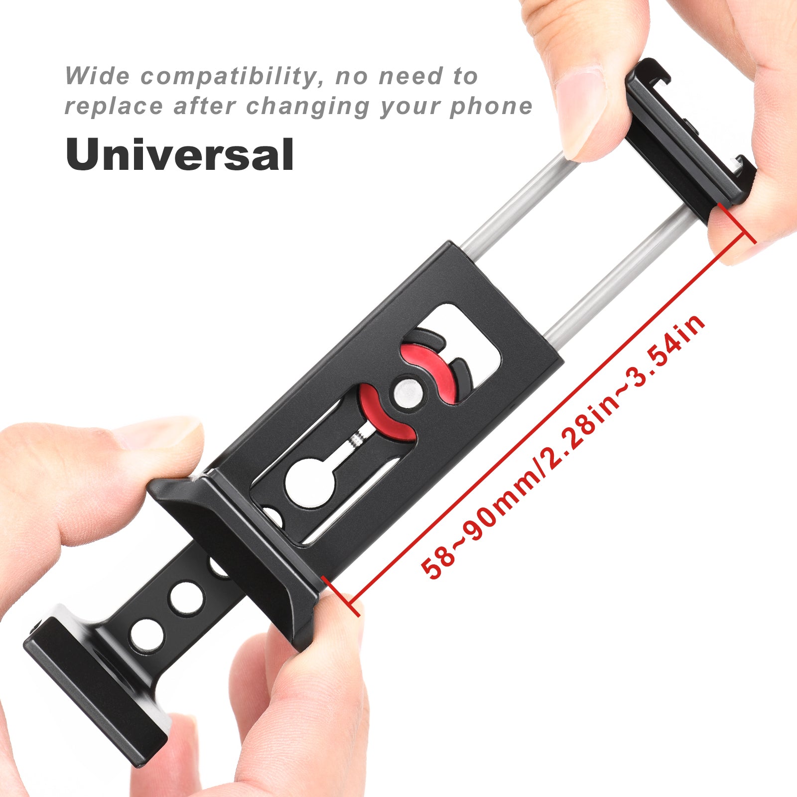 CPC-05 Phone Clamp Tridpod Stand Smartphone Clamp Adapter with Cold Sh