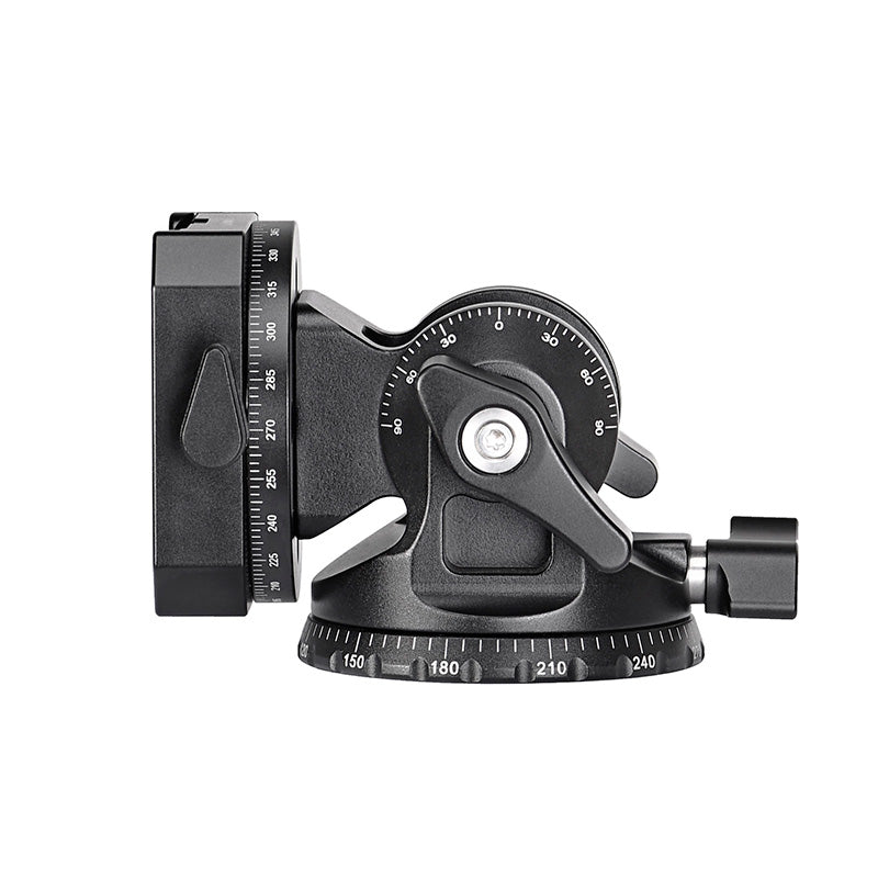 DT-03R Tilt Head with 360 Degree Panoramic Arca Swiss Clamp for Monopod and Tripod 33lbs(15KG) Load Capacity