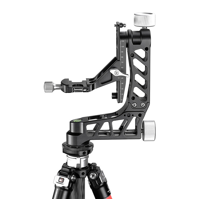 GH-04 Gimbal Head Aluminum Load 66lbs(30kg）for Telephoto Lenses