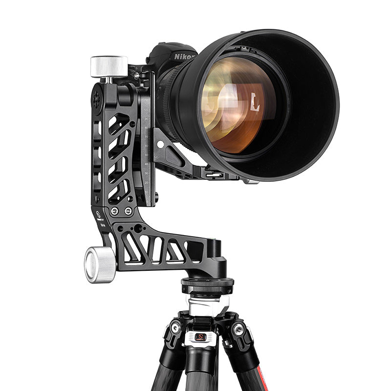 GH-04 Gimbal Head Aluminum Load 66lbs(30kg）for Telephoto Lenses