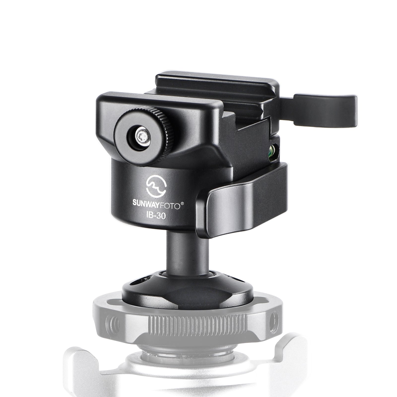 IB-30 Low Profile Inverted Ballhead with Picatinny/Nota Arca Swiss Adapter Clamp