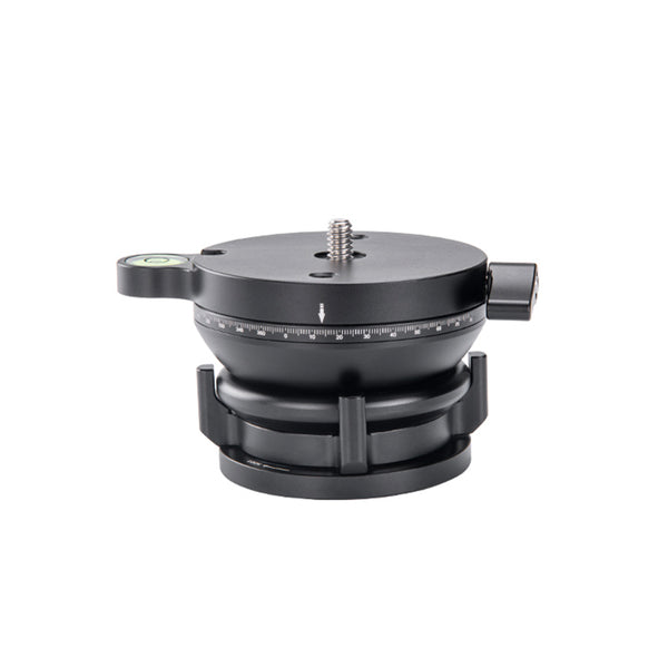 LB-68R 68mm 360°Panoramic Leveling Base Head for Tripod, 22 lbs (10kg) Load Capacity