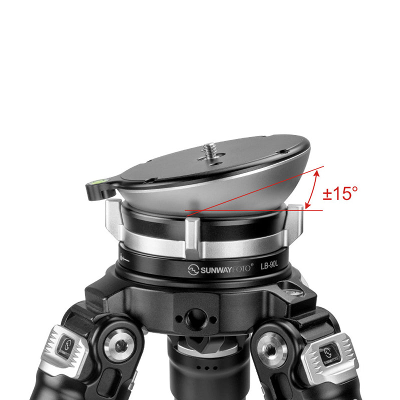 LB-90L Leveling base Tripod Head 55lbs(25kg) Load Capacity