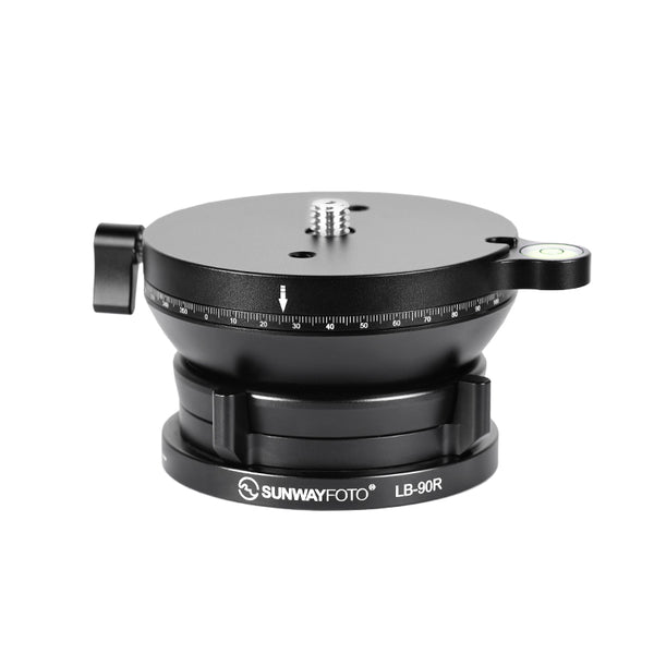 Cospaii前後ハブ　100mm/135mm SUNWAYFOTO LB-90R 360° Panoramic Leveling base Tripod Head 55 lbs