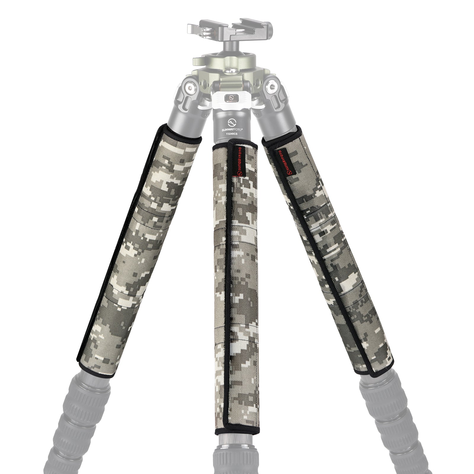 LWP-03 Tripod Legs Covers Wraps Protectors Camouflage compatible with tube diameters of 28-36mm(1.1-3.9inch)