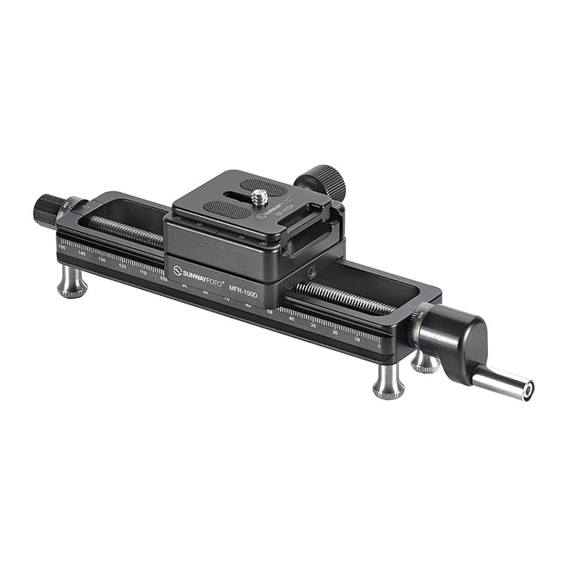 MFR-150D Macro Focusing Rail with screw-knob clamp