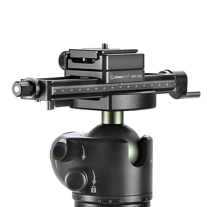 MFR-150D Macro Focusing Rail with screw-knob clamp