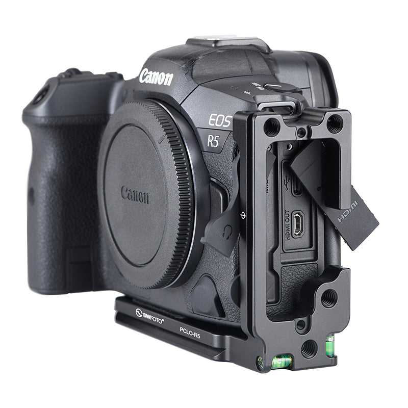 PCLO-R5 L-bracket for Canon Eos R5/R6 Arca Compatible Quick Release L Plate