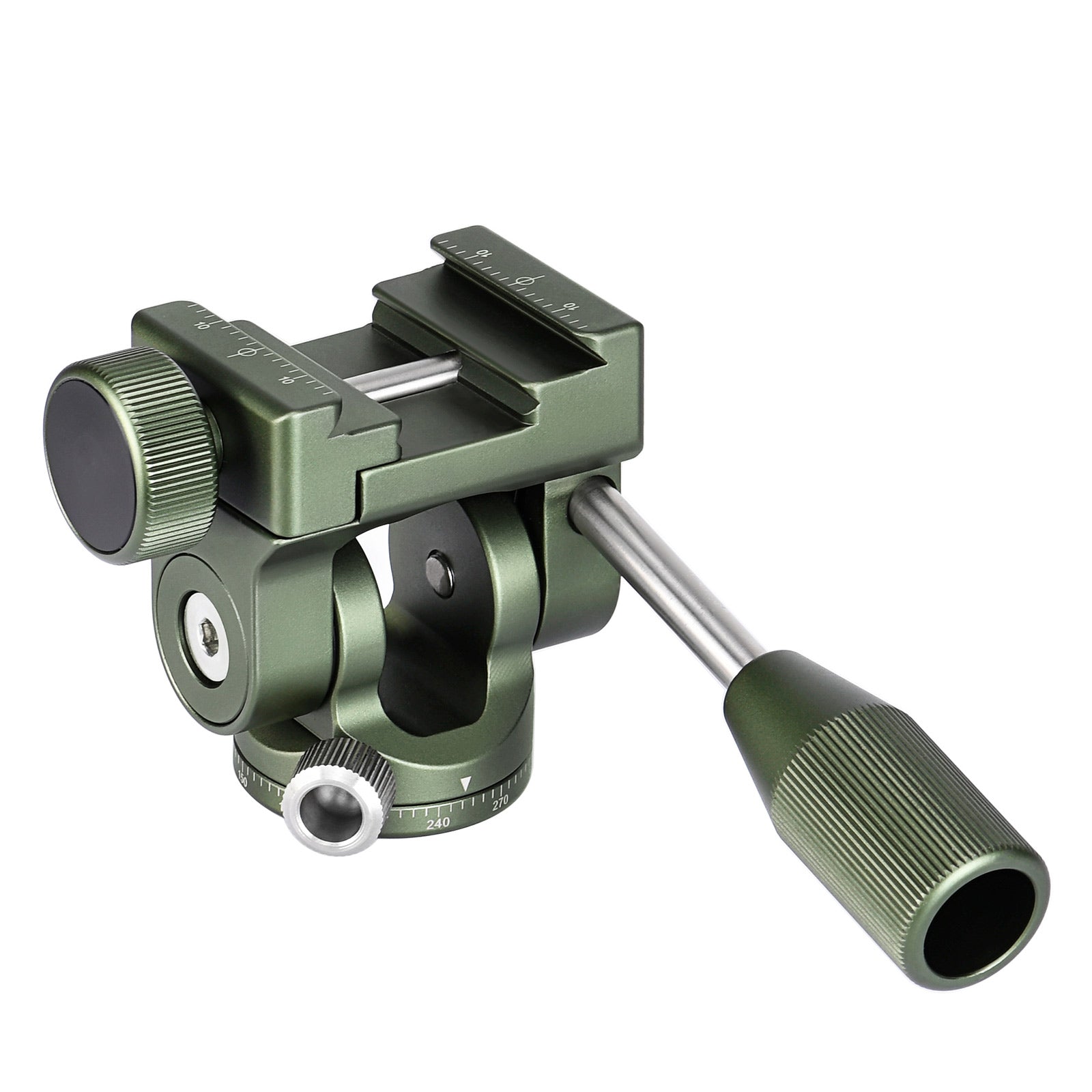 PH-01G 2-Way Pan Tilt Head with Handle for Spotting Scope Tripod