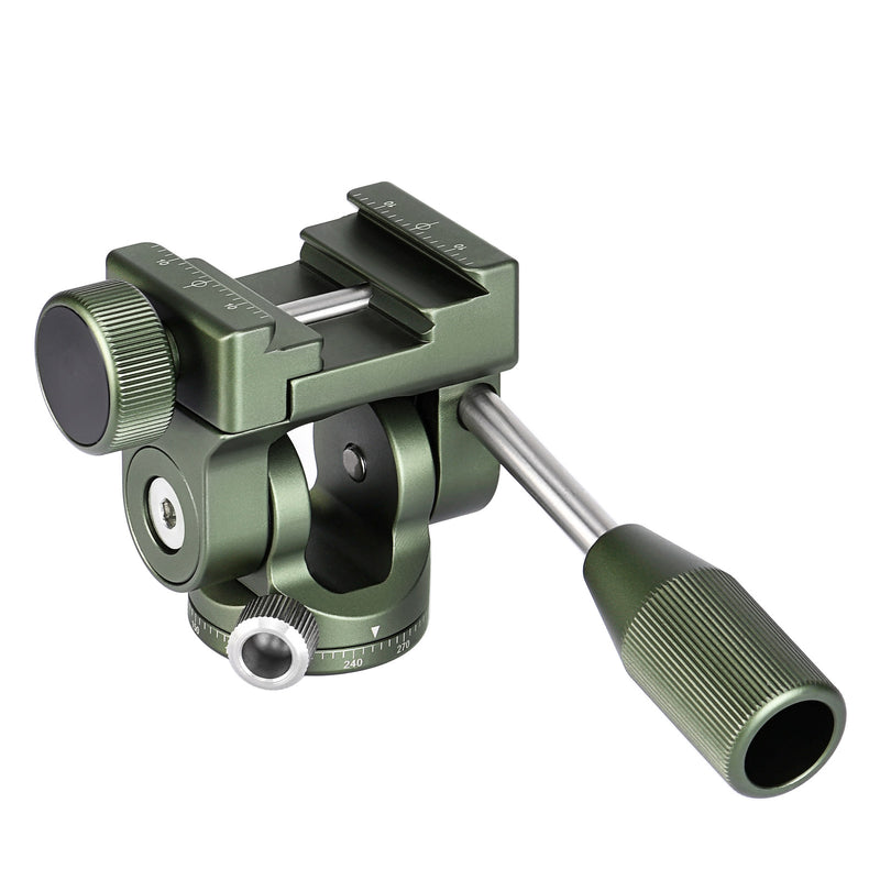 PH-01G 2-Way Pan Tilt Head with Handle for Spotting Scope Tripod
